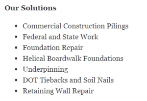 foundation solutions