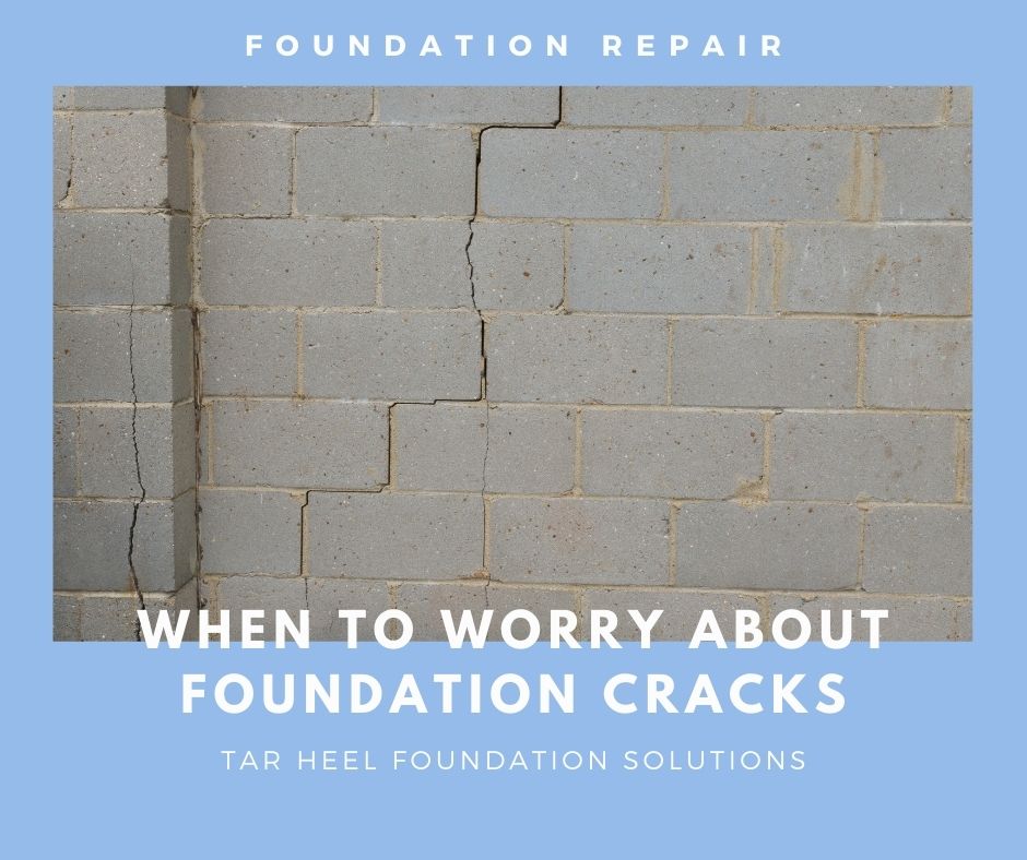 Vertical and horizontal cracks in your foundation should be repaired by foundation repair experts | When to Worry About Foundation Cracks