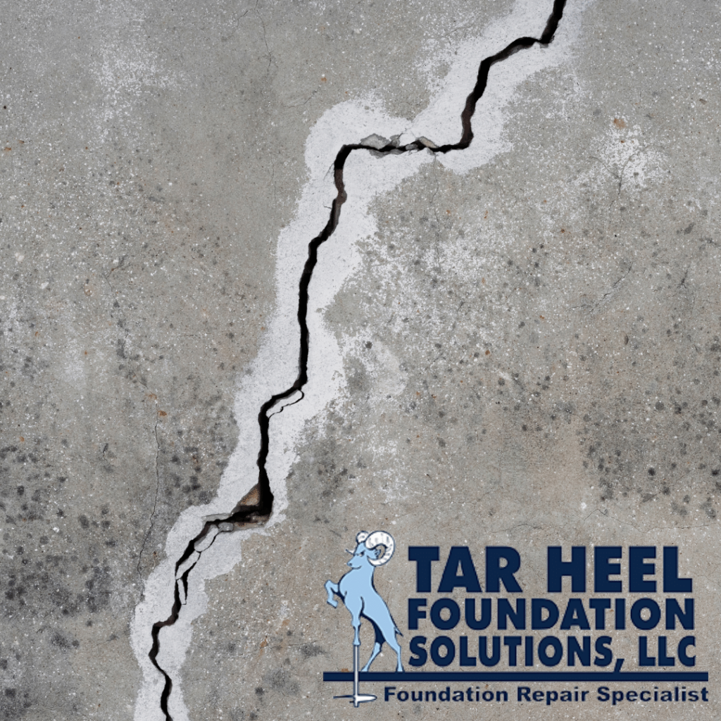 Foundation cracks may be repaired using pressure grouting